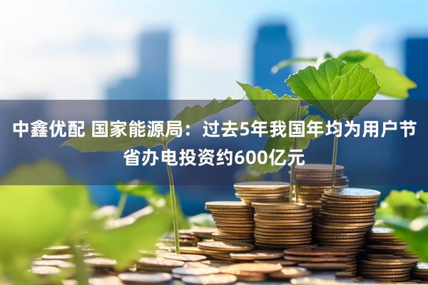 中鑫优配 国家能源局：过去5年我国年均为用户节省办电投资约600亿元